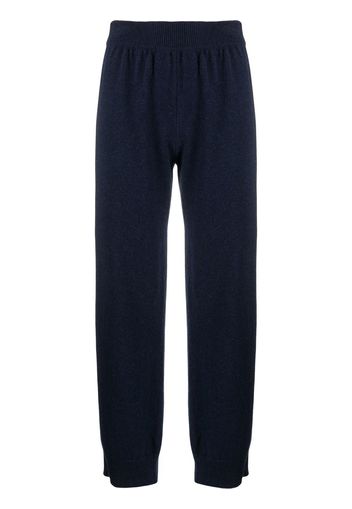 Barrie wide-leg cashmere trousers - Blue