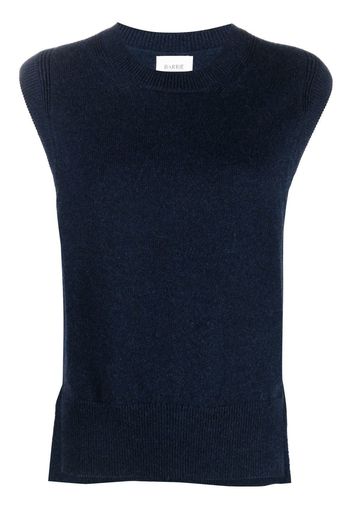 Barrie sleeveless cashmere knit top - Blue