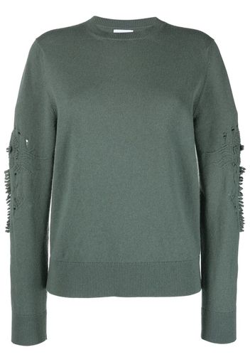 Barrie round-neck cashmere jumper - Green