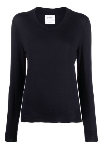 Barrie round-neck cashmere jumper - Blue