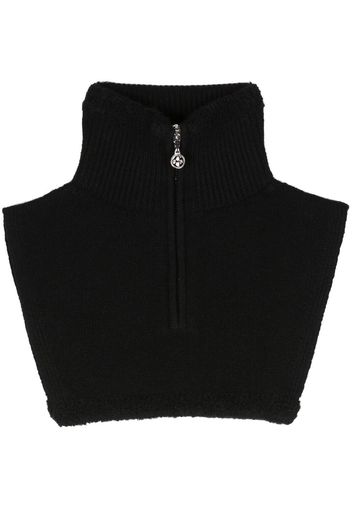 Barrie cashmere zip-up collar - 001