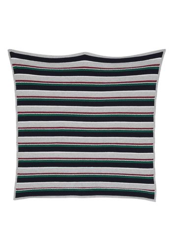 Barrie striped knitted scarf - Grey