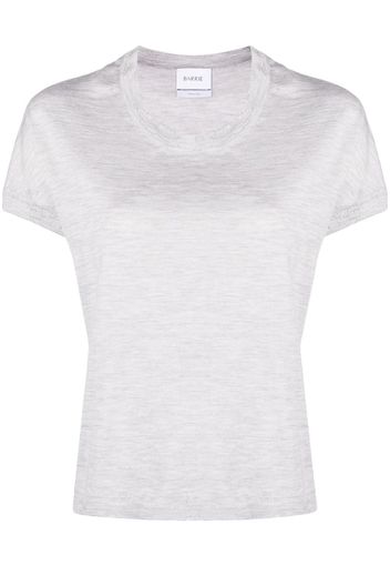 Barrie short-sleeve cashmere top - Grey