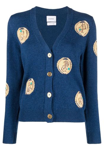 Barrie x Goossens zodiac sings cardigan - Blue