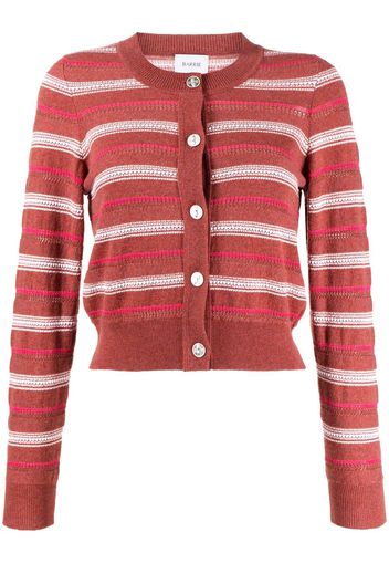 Barrie striped knitted jumper - Red