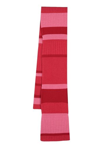 Barrie textured cashmere scarf