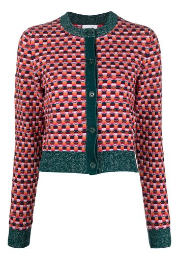 Barrie graphic-print cardigan - Pink