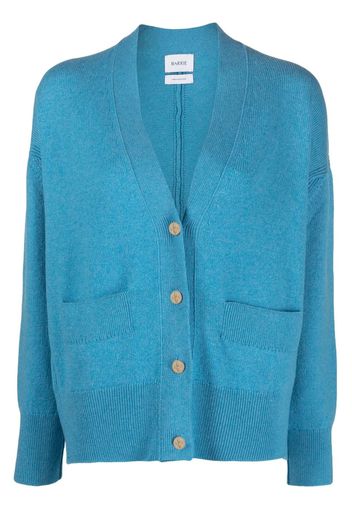 Barrie V-neck cashmere cardigan - Blue