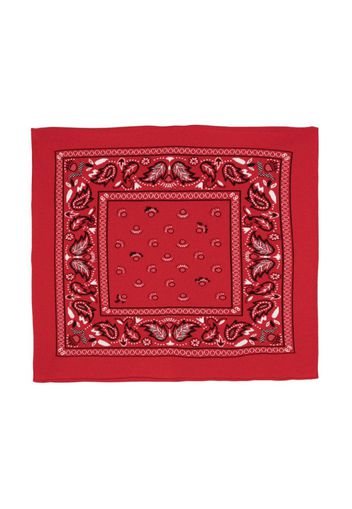 Barrie bandana-print scarf - Red