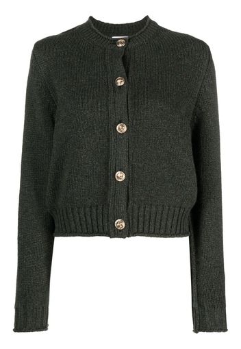 Barrie button-up cashmere cardigan - Green