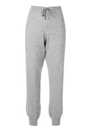 Barrie knitted track pants - Grey