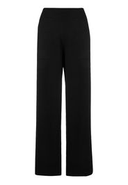 Barrie ribbed waistband trousers - Black