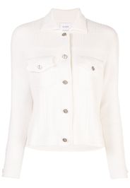Barrie ribbed jacket - White