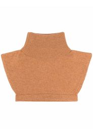 Barrie high neck cashmere collar - Neutrals