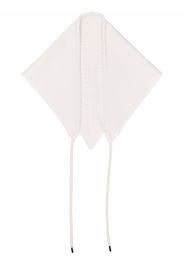 Barrie draped-strap cashmere foulard - Neutrals