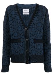 Barrie V-neck cashmere-knit cardigan - Blue