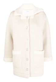 Barrie cashmere-alpaca buttoned coat - Neutrals