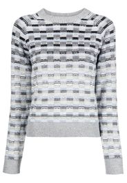 Barrie graphic-print jumper - Grey