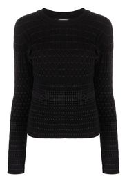 Barrie round neck cashmere jumper - Black