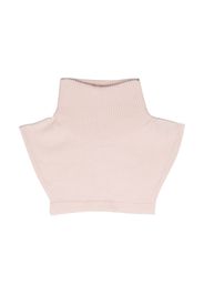 Barrie roll neck cashmere collar - Pink