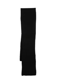 Barrie stripe-print knit scarf - Black