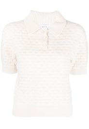 Barrie intarsia-knit polo shirt - Neutrals