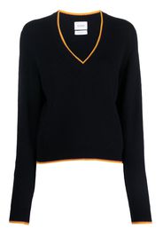 Barrie v-neck cashmere jumper - Blue