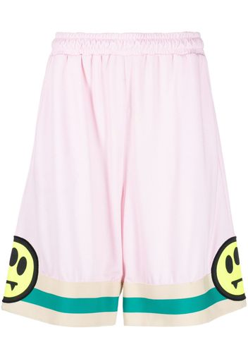BARROW smiley-print bermuda shorts - Pink