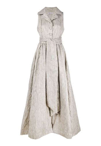 Baruni Halima belted gown - Neutrals