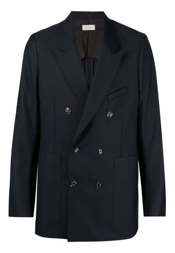 Bed J.W. Ford double-breasted wool blazer - Blue