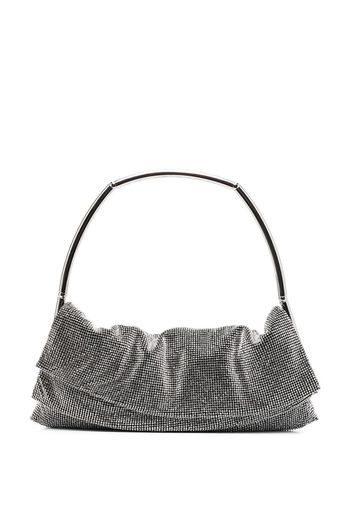 Benedetta Bruzziches crystal-embellished shoulder bag - Silver