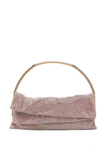 Benedetta Bruzziches crystal-embellished shoulder bag - Pink