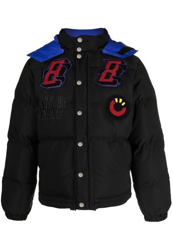 Billionaire Boys Club logo-patch padded jacket - Black