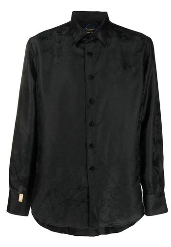 Billionaire Silver Cut long-sleeved shirt - Black