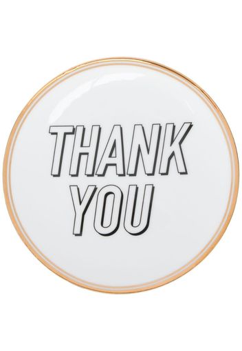 Thank you plate