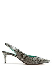 Blue Bird Shoes Python slingback pumps - Grey