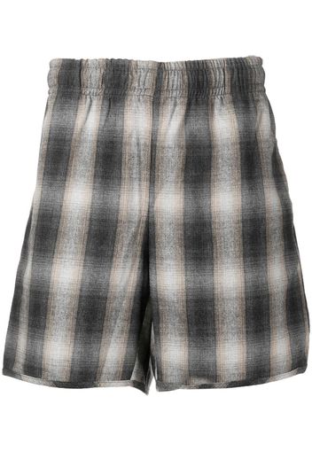 BLUE SKY INN check pattern shorts - Grey