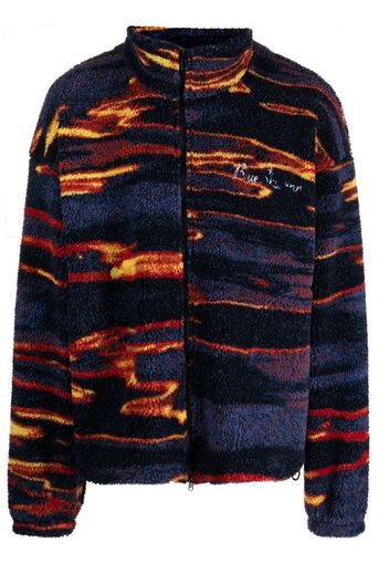 BLUE SKY INN jacquard-print fleece jacket