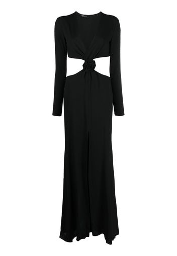 Blumarine cut-out panel dress - Black