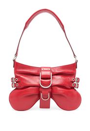 Blumarine Butterfly leather shoulder bag - Red