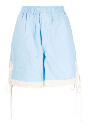 BODE side-tie bermuda shorts - Blue