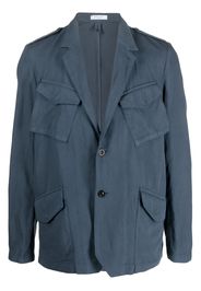 Boglioli pocket-detail single breasted jacket - Blue