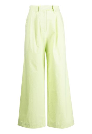 BONDI BORN Levanzo wide-leg trousers - Green