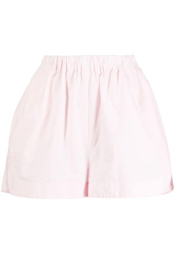 BONDI BORN elasticated-waistband cotton shorts - Pink