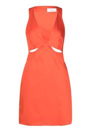 BONDI BORN Ramatuelle cut-out mini dress - Orange