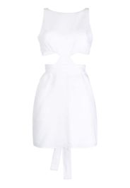 BONDI BORN cut-out detail dress - White