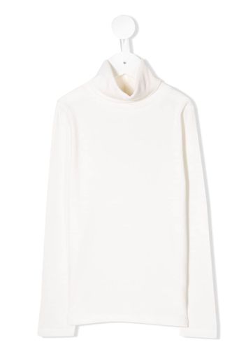 Bonpoint roll neck jumper - White