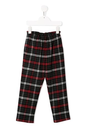 Bonpoint plaid Fetiche trousers - Black