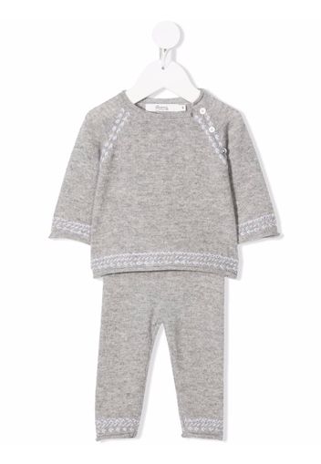 Bonpoint Thelo knitted set - Grey