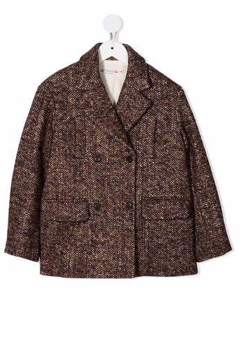 Bonpoint double-breasted tailored coat - Brown
